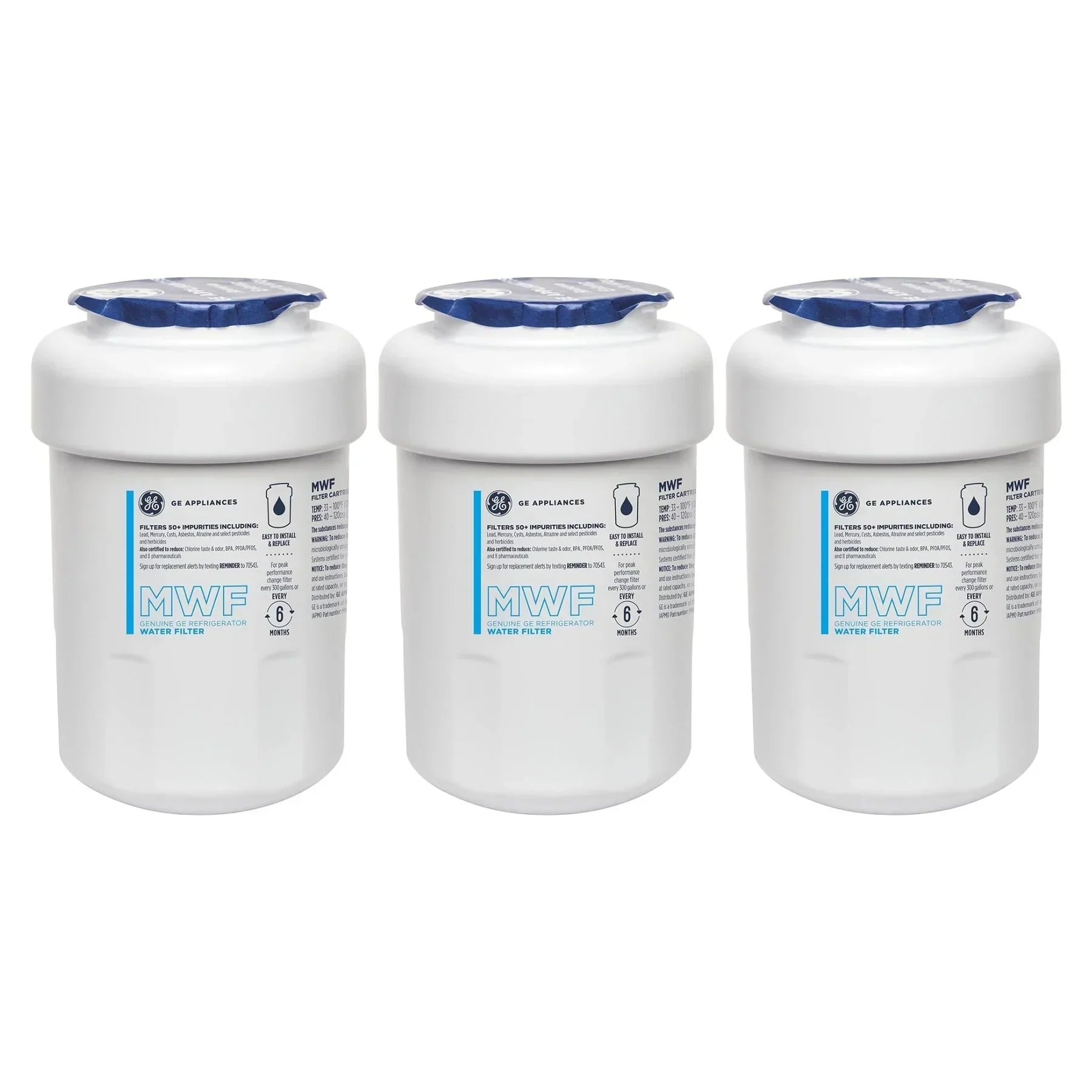 GE MWF Water Filter Replacement – Fits with GE MWF, GWF, GWFA