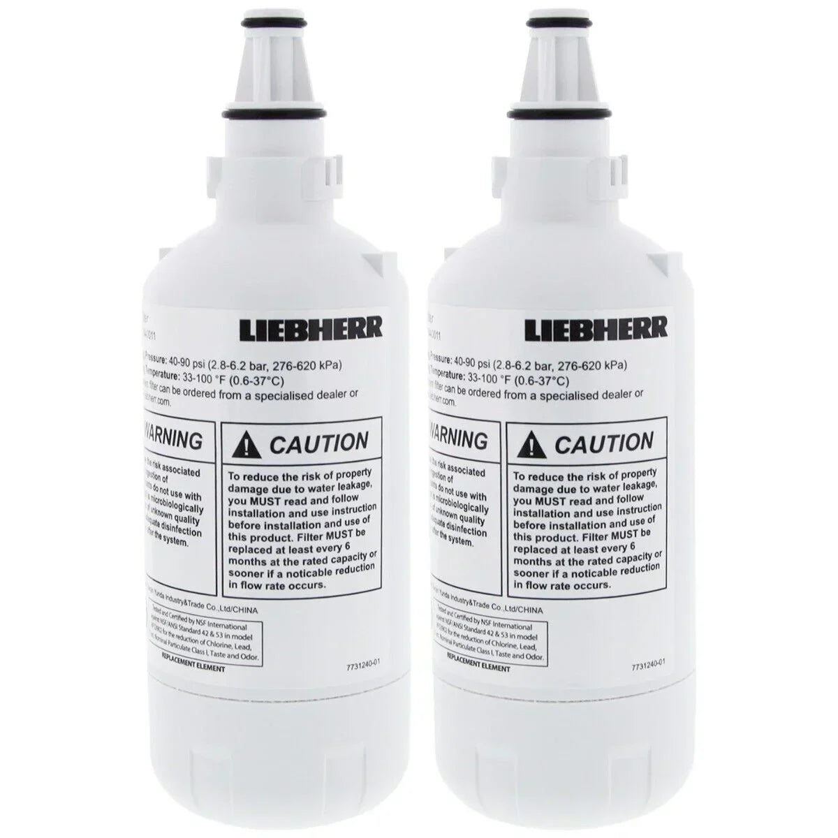 Liebherr 7440000 Refrigerator Water Filter Replacement, White, 744000200